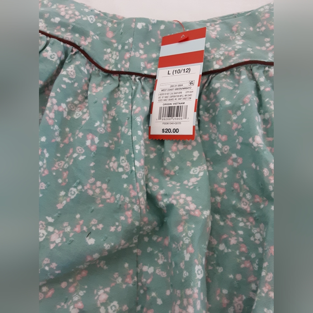 Cat & Jack Mint Floral Skirt C168